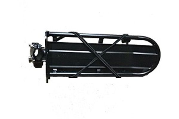 Багажник под подседельный штырь, алюминиевый для 26" велосипеда, цвет черный, максимальная нагрузка 10 кг. (есть резинки для креп. груза)                                                                                                                 