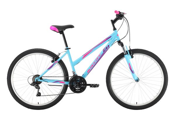 Велосипед Black One Alta 26 голубой/розовый/фиолетовый 16''                                                                                                                                                                                               