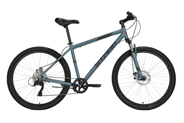 Велосипед Stark'21 Respect 26.1 D Microshift серый/черный 20"                                                                                                                                                                                             