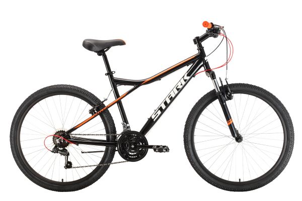 Велосипед Stark'22 Slash 26.1 V черный/оранжевый 18"                                                                                                                                                                                                      