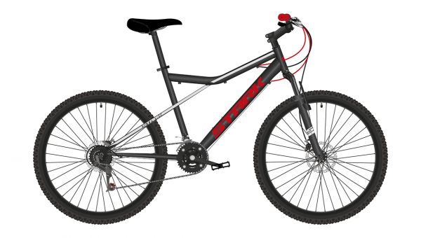 Велосипед Stark'22 Slash 26.1 D черный/красный 14.5"                                                                                                                                                                                                      