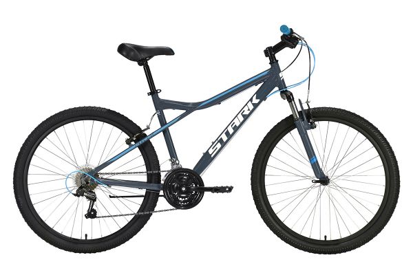 Велосипед Stark'22 Slash 26.1 V серый/голубой 16"                                                                                                                                                                                                         