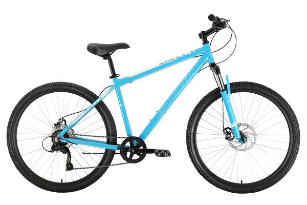 Велосипед Stark'22 Respect 27.1 D Microshift синий/белый 18"                                                                                                                                                                                              