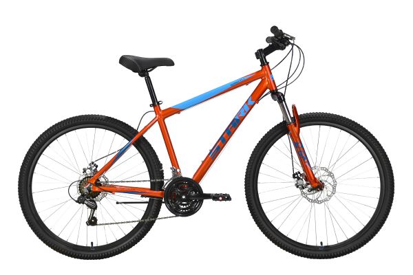 Велосипед Stark'23 Outpost 27.1 D оранжевый/голубой/синий 20"                                                                                                                                                                                             
