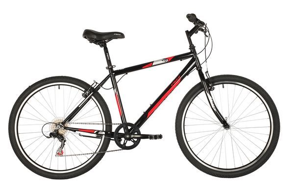 Велосипед FOXX 26" MANGO черный, сталь, размер 18"                                                                                                                                                                                                        