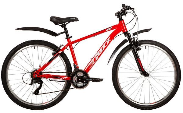 Велосипед FOXX 26" AZTEC красный, сталь, размер 18"                                                                                                                                                                                                       