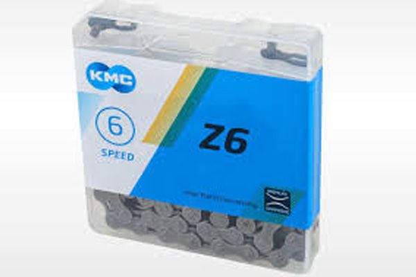 Цепь "KMC" Z-6, 116 зв., цвет. коробка, для 6ск. велосипедов, с замком.                                                                                                                                                                                   