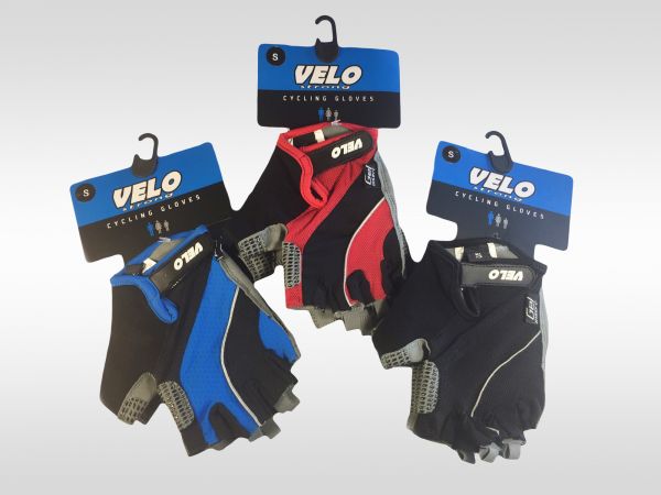 Перчатки с гелевыми вставками (черный, синий, красный)  XL                                                                                                                                                                                                