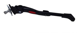 Подножка универсальная 24"-28", алюминиевая, центральная, под среднюю часть рамы, черная                                                                                                                                                                  