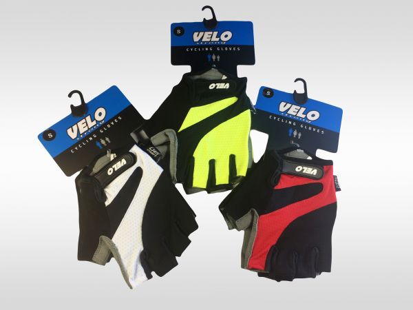 Перчатки с гелевыми вставками (чер-синий, чер-белый, чер-красный, чер-желтый)  XL                                                                                                                                                                         