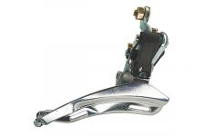 Переключатель скоростей передний QD-06, посадка 28.6/31.8, 48 зубов, серебристый, нижняя тяга, SUNRUN                                                                                                                                                     