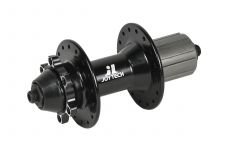 Втулка Joytech D762TSE задняя алюм.под диск IS6 6 болтов, на 8/9 ск, 32Н, с эксцентриком., черн.                                                                                                                                                          