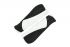 Грипсы MTB HL-G301 130mm,эргономические, резина,черно\белые                                                                                                                                                                                               