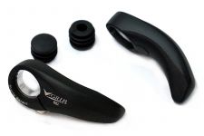 Рога на руль V-BE1 95mm black, анатомические, алюминий, черные                                                                                                                                                                                            