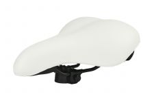 Седло KS-9056 MTB 260*205mm,суперкомфорт,эластомер,700гр,белое                                                                                                                                                                                            