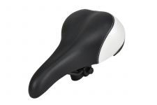 Седло AERJА-2003-1 MTB 265*170mm, пластиковый бампер,черно-белое                                                                                                                                                                                          
