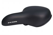 Седло ZEUS Z-9050 City Bike 245x205mm,рельсы сталь,черное,520гр                                                                                                                                                                                           