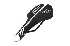 Седло ZEUS Z-1013 MTB Sport 278x140mm,рельсы сталь,анатомическое,черно-белое,290гр                                                                                                                                                                        