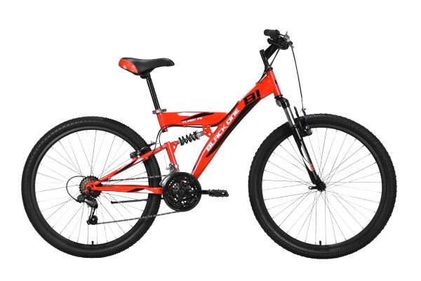 Велосипед Black One Flash FS 26 красный/черный/белый 16"                                                                                                                                                                                                  