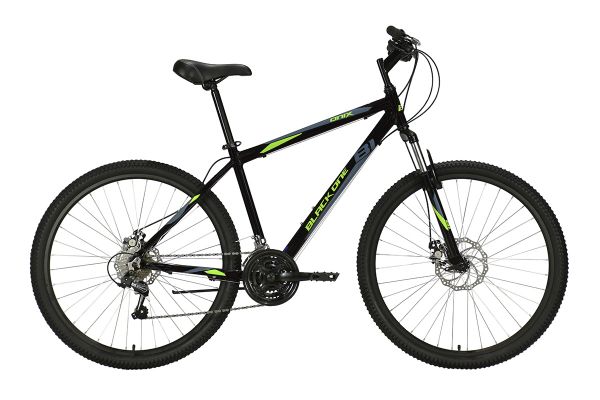 Велосипед Black One Onix 27.5 D Alloy чёрный/зелёный/серый 16"                                                                                                                                                                                            