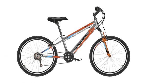 Велосипед Black One Ice 20 серебристый/оранжевый/голубой 10"                                                                                                                                                                                              