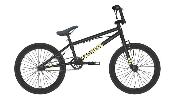 Велосипед Stark'22 Madness BMX 2 черный/кремовый                                                                                                                                                                                                          