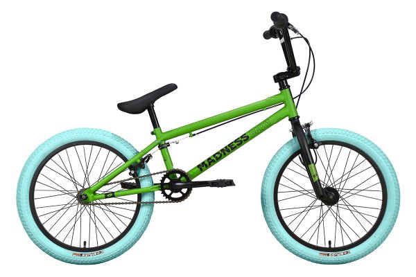Велосипед Stark'23 Madness BMX 1 зеленый/черный/зеленый                                                                                                                                                                                                   