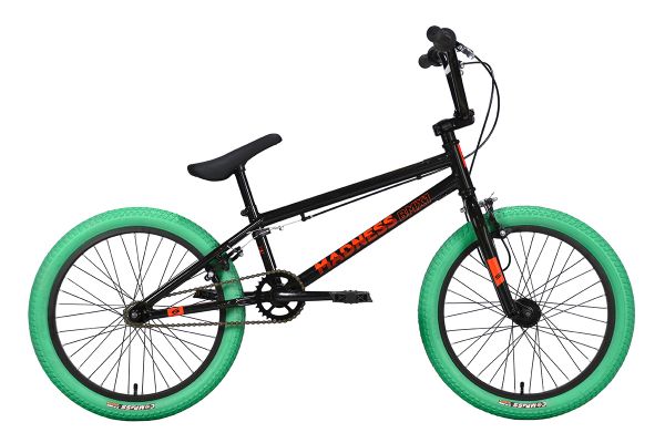 Велосипед Stark'23 Madness BMX 1 черный/красный/зеленый                                                                                                                                                                                                   