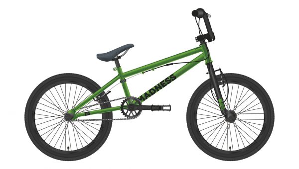 Велосипед Stark'22 Madness BMX 1 зеленый/черный                                                                                                                                                                                                           