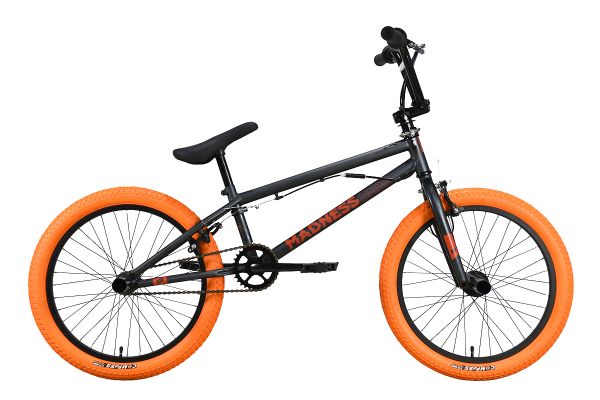 Велосипед Stark'23 Madness BMX 2 серый/оранжевый/оранжевый                                                                                                                                                                                                