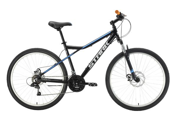 Велосипед Stark'22 Slash 27.1 D черный/голубой 18"                                                                                                                                                                                                        