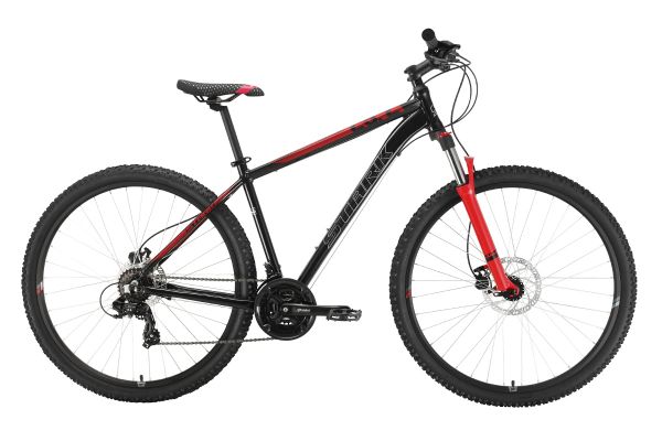 Велосипед Stark'22 Hunter 29.2 HD чёрный/красный 18"                                                                                                                                                                                                      