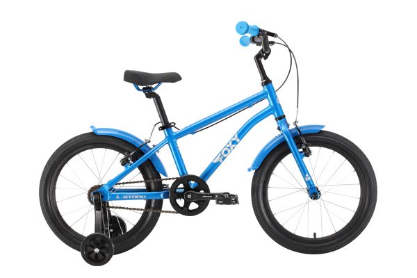 Велосипед Stark'22 Foxy Boy 18 голубой/серебристый                                                                                                                                                                                                        