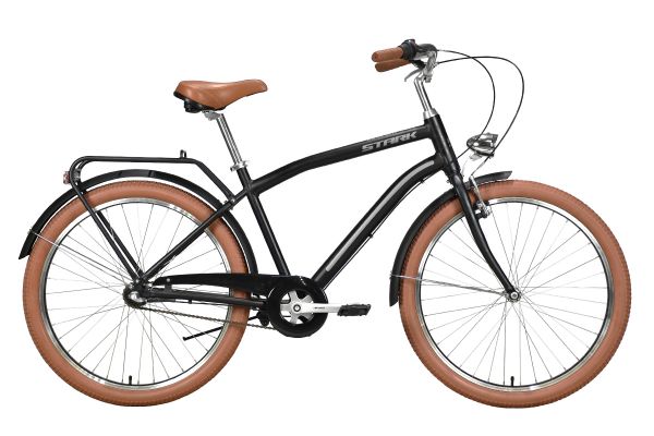 Велосипед Stark'23 Comfort Man 3speed черный/серый 16"                                                                                                                                                                                                    