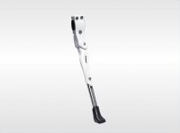 Подножка универсальная 24"-28", алюминиевая, под заднее перо, раздвижная, цветная, стикер "KMS".                                                                                                                                                          