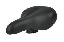 Седло DS-2417 MTB 240*210mm, 620гр,комфорт,эластомер,черное                                                                                                                                                                                               