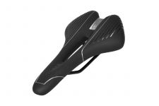 Седло ZEUS Z-1009 MTB Sport 275x155mm,рельсы сталь,анатомическое,черное,292гр                                                                                                                                                                             