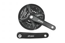 Система PROWHEEL TA-CQ01*24/34/42T*160MM ALLOY CRANK,CHAINLINE:48,5,под квадрат ,черный                                                                                                                                                                   