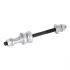 Ось с подшипниками для втулок  SF A03R 32H,O.L.D. 130MM; AXLE S45C 3/8"; CP FINISH; 3/8"; под болты                                                                                                                                                       