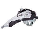 Перек-ль передний Shimano, FD-TY500-TS6, TOURNEY,нижн. хомут, DUAL-PULL,FOR REAR 6/7-SPEED,BAND TYPE                                                                                                                                                      