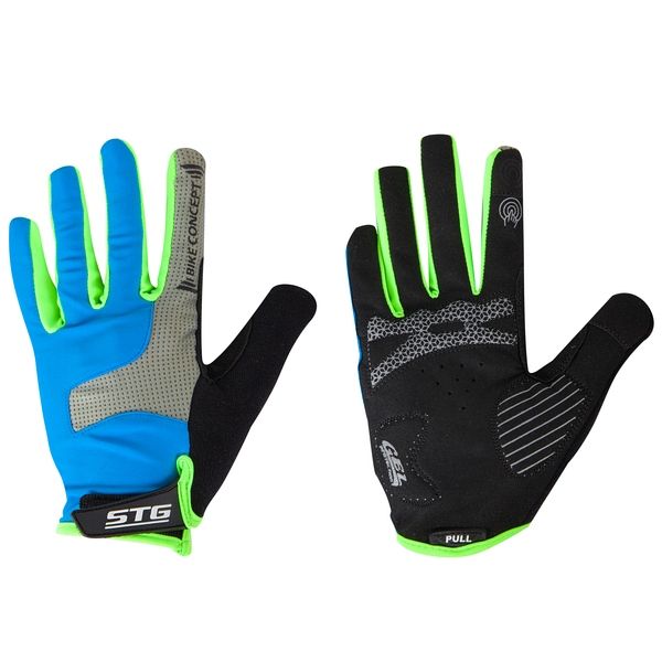 Перчатки STG мод.AL-05-1871 синие/серые/черные/зеленые   полноразмерные  S                                                                                                                                                                                