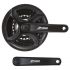 Шатуны PROWHEEL TA-CQ02 152MM; CHAINRINGS 24/34/42T w/PLASTIC BLACK CHAINGUARD                                                                                                                                                                            