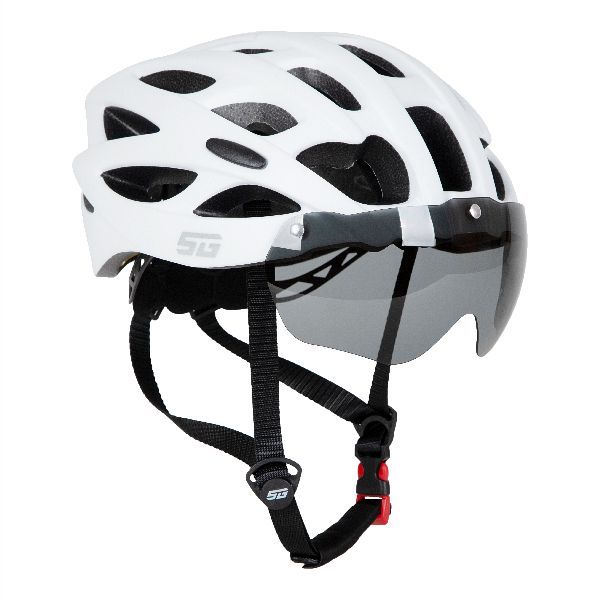 Шлем STG WT-037, M (54-58 см) с визором, белый                                                                                                                                                                                                            