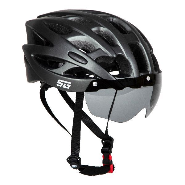 Шлем STG WT-037, M (54-58 см) с визором, серый                                                                                                                                                                                                            
