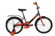 Велосипед FOXX 20" SIMPLE черный, сталь, тормоз нож, крылья, багажник                                                                                                                                                                                     