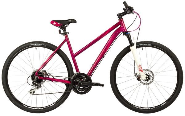 Велосипед STINGER 700C LIBERTY EVO розовый, алюминий, размер 48"                                                                                                                                                                                          