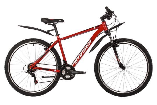 Велосипед STINGER 27.5" CAIMAN красный, сталь, размер 20"                                                                                                                                                                                                 