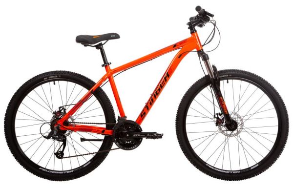 Велосипед STINGER 27.5" ELEMENT STD SE оранжевый, алюминий, размер 20"                                                                                                                                                                                    