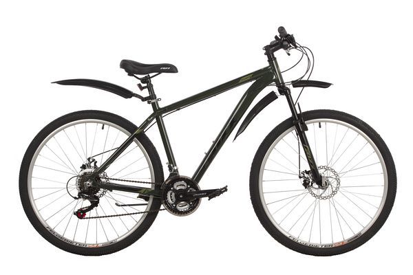 Велосипед FOXX 27.5" ATLANTIC D зеленый, алюминий, размер 16"                                                                                                                                                                                             