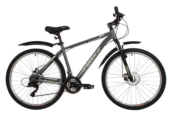 Велосипед FOXX 27.5" AZTEC D серый, сталь, размер 20"                                                                                                                                                                                                     